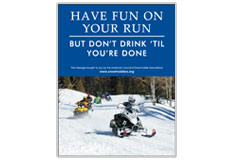 'Have Fun on Your Run, But Don't Drink Till You're Done' poster