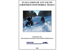 'Evaluation of ATV Use on Groomed Snowmobile Trails' report